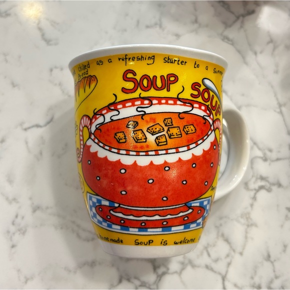 Vintage lot of 4 Soup Mug Cups - Picture 4 of 9